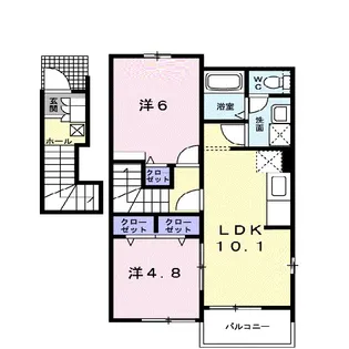 メゾンマーベラス A【2階】の間取り