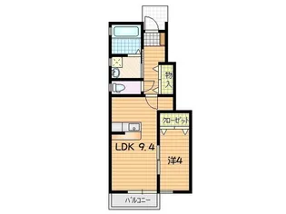 SKY FIELD【1階】の間取り