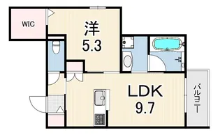 FOREST MONZENCHO EAST【2階】の間取り