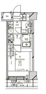 ラフィスタ川崎III【2階】の間取り