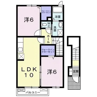 エテルノ・ピアッツァ【2階】の間取り