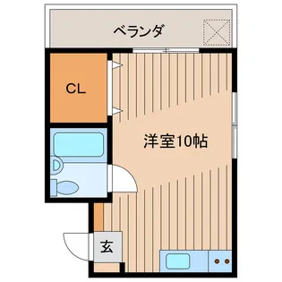 てぃーだコート【2階】の間取り