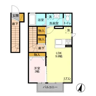 スター フォール B【2階】の間取り