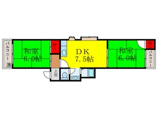 プチメゾン【1階】の間取り