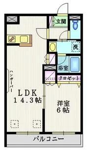 キャプテンズ・コート【1階】の間取り