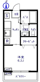 グランドール川本【1階】の間取り