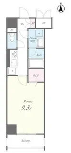 Ns PARK Residence 高田馬場【2階】の間取り