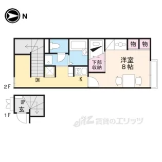 レオパレス城東【2階】の間取り