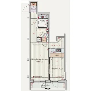 ビバリーホームズ鷺宮【4階】の間取り
