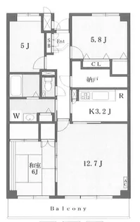 フルセイル権太坂II【4階】の間取り