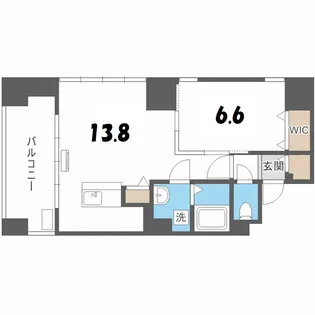 ビッグタワー大通公園【18階】の間取り
