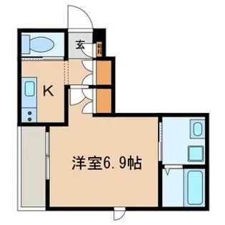 FOUR SQUARE 菅野【2階】の間取り