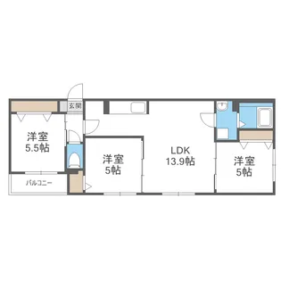 IL LEONE【2階】の間取り