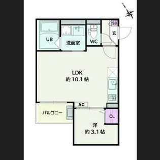 Jack koyoI【3階】の間取り