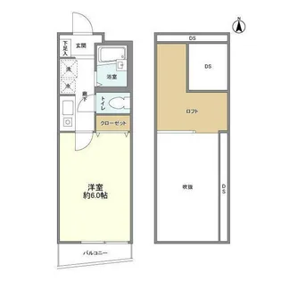 サンファスト上馬【2階】の間取り