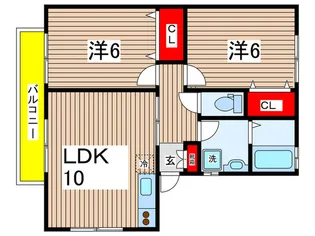 ミモザコ-ト【1階】の間取り