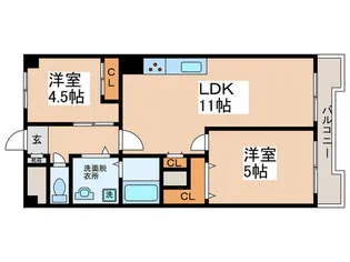 マンション仙川アゼリア【7階】の間取り