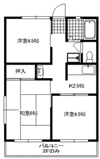シティハイムサン一の宮C【1階】の間取り