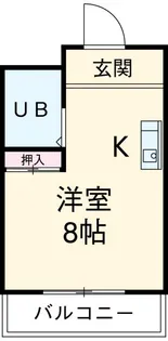 ロイヤル城南【2階】の間取り