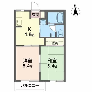 アクア リッチ C【2階】の間取り