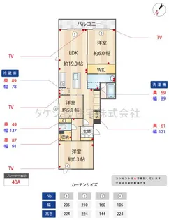 シャーメゾン レスリジェアルカディア【1階】の間取り