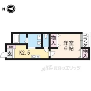 ボヌール吉田【2階】の間取り