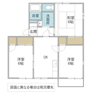 サバーブ A棟【2階】の間取り