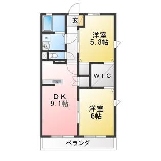 T-style小浜【2階】の間取り