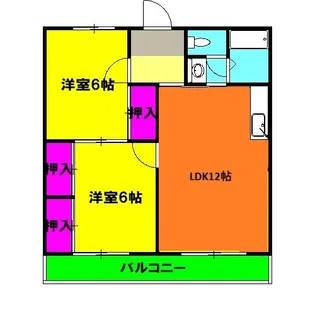 メゾン青葉【2階】の間取り