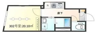 La Blancheur桜新町【4階】の間取り