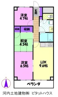 マンション桜【2階】の間取り