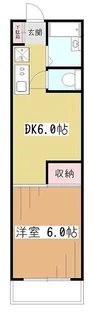 フローラルマンション【3階】の間取り