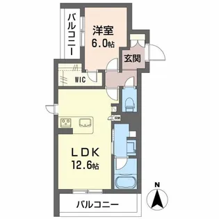 パルコートII【2階】の間取り