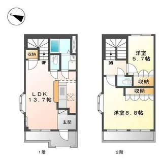 グラシアス・ティエラII【1階】の間取り