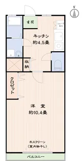 高川コーポ【3階】の間取り