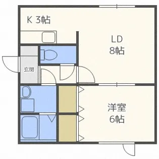 SKクレセントA【3階】の間取り