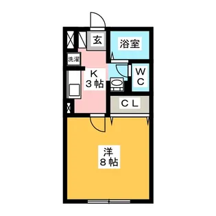リヴェールSII【1階】の間取り