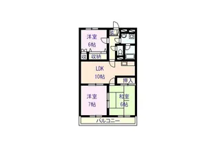 パシフィック21【3階】の間取り