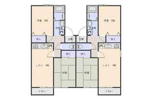 セジュール菊陽【1階】の間取り