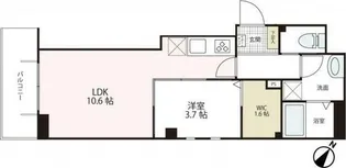 セントラルシティハイツ【4階】の間取り