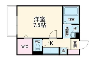 ブリーズ富岡【1階】の間取り