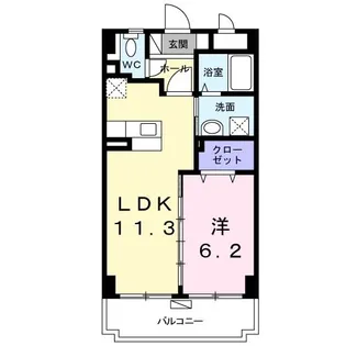メイジョウ【4階】の間取り