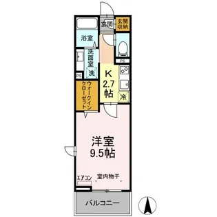 ベル フロレゾン【2階】の間取り