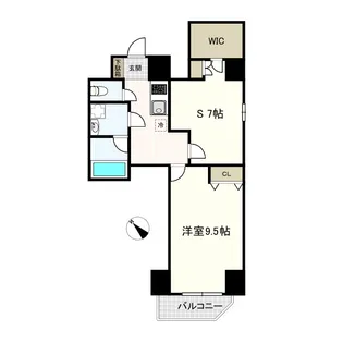 グランフェリシア巣鴨【7階】の間取り