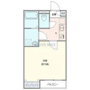 ジーメゾン狭山入間川【3階】の間取り