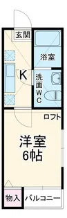 寿キャッスル栄生【2階】の間取り