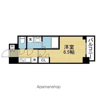IW RESIDENCE大阪CREST TAPP【9階】の間取り