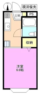 ライフワンノミゾ【2階】の間取り