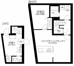 APARTMENT小石川後楽園の間取り