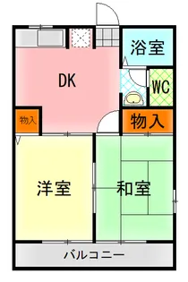 アレント・サワA【1階】の間取り